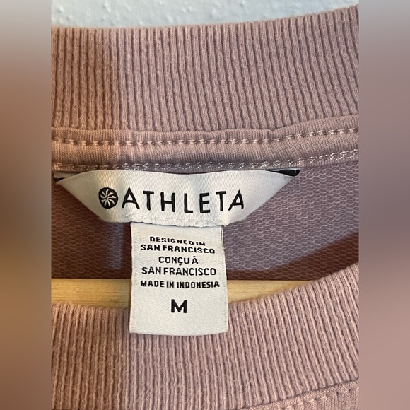 Athleta Retroterry Crewneck Sweatshirt Size M - Picture 4 of 9